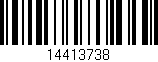 Código de barras (EAN, GTIN, SKU, ISBN): '14413738'