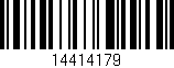 Código de barras (EAN, GTIN, SKU, ISBN): '14414179'