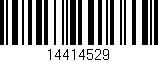 Código de barras (EAN, GTIN, SKU, ISBN): '14414529'