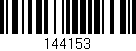 Código de barras (EAN, GTIN, SKU, ISBN): '144153'
