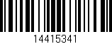 Código de barras (EAN, GTIN, SKU, ISBN): '14415341'
