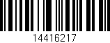 Código de barras (EAN, GTIN, SKU, ISBN): '14416217'