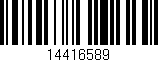 Código de barras (EAN, GTIN, SKU, ISBN): '14416589'