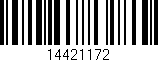 Código de barras (EAN, GTIN, SKU, ISBN): '14421172'