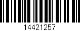 Código de barras (EAN, GTIN, SKU, ISBN): '14421257'