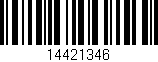 Código de barras (EAN, GTIN, SKU, ISBN): '14421346'