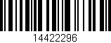 Código de barras (EAN, GTIN, SKU, ISBN): '14422296'