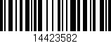 Código de barras (EAN, GTIN, SKU, ISBN): '14423582'