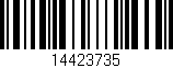 Código de barras (EAN, GTIN, SKU, ISBN): '14423735'