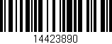 Código de barras (EAN, GTIN, SKU, ISBN): '14423890'