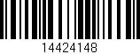 Código de barras (EAN, GTIN, SKU, ISBN): '14424148'