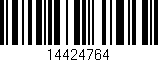Código de barras (EAN, GTIN, SKU, ISBN): '14424764'