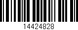Código de barras (EAN, GTIN, SKU, ISBN): '14424828'