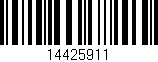 Código de barras (EAN, GTIN, SKU, ISBN): '14425911'