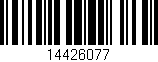 Código de barras (EAN, GTIN, SKU, ISBN): '14426077'
