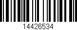 Código de barras (EAN, GTIN, SKU, ISBN): '14426534'