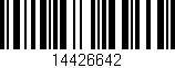 Código de barras (EAN, GTIN, SKU, ISBN): '14426642'