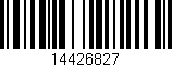 Código de barras (EAN, GTIN, SKU, ISBN): '14426827'