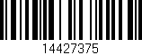 Código de barras (EAN, GTIN, SKU, ISBN): '14427375'