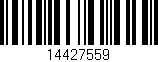 Código de barras (EAN, GTIN, SKU, ISBN): '14427559'
