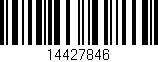 Código de barras (EAN, GTIN, SKU, ISBN): '14427846'