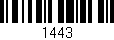 Código de barras (EAN, GTIN, SKU, ISBN): '1443'