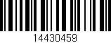 Código de barras (EAN, GTIN, SKU, ISBN): '14430459'