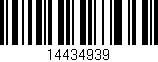Código de barras (EAN, GTIN, SKU, ISBN): '14434939'