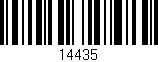Código de barras (EAN, GTIN, SKU, ISBN): '14435'