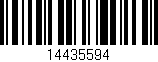 Código de barras (EAN, GTIN, SKU, ISBN): '14435594'