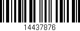 Código de barras (EAN, GTIN, SKU, ISBN): '14437876'