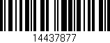 Código de barras (EAN, GTIN, SKU, ISBN): '14437877'