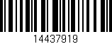 Código de barras (EAN, GTIN, SKU, ISBN): '14437919'
