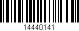 Código de barras (EAN, GTIN, SKU, ISBN): '14440141'
