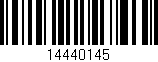 Código de barras (EAN, GTIN, SKU, ISBN): '14440145'