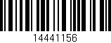 Código de barras (EAN, GTIN, SKU, ISBN): '14441156'