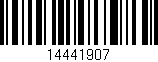 Código de barras (EAN, GTIN, SKU, ISBN): '14441907'