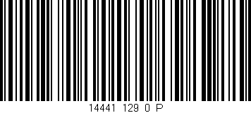 Código de barras (EAN, GTIN, SKU, ISBN): '14441_129_0_P'