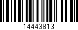 Código de barras (EAN, GTIN, SKU, ISBN): '14443813'