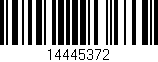Código de barras (EAN, GTIN, SKU, ISBN): '14445372'