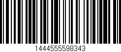 Código de barras (EAN, GTIN, SKU, ISBN): '1444555598343'