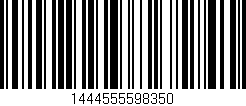 Código de barras (EAN, GTIN, SKU, ISBN): '1444555598350'