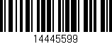 Código de barras (EAN, GTIN, SKU, ISBN): '14445599'