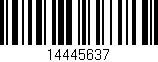 Código de barras (EAN, GTIN, SKU, ISBN): '14445637'