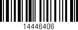 Código de barras (EAN, GTIN, SKU, ISBN): '14446406'