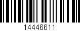 Código de barras (EAN, GTIN, SKU, ISBN): '14446611'