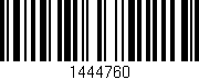 Código de barras (EAN, GTIN, SKU, ISBN): '1444760'