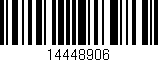 Código de barras (EAN, GTIN, SKU, ISBN): '14448906'