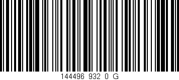Código de barras (EAN, GTIN, SKU, ISBN): '144496_932_0_G'