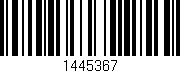 Código de barras (EAN, GTIN, SKU, ISBN): '1445367'